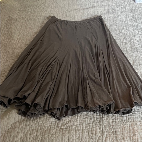 Garnet Hill Charcoal Maxi Skirt - Picture 4 of 6